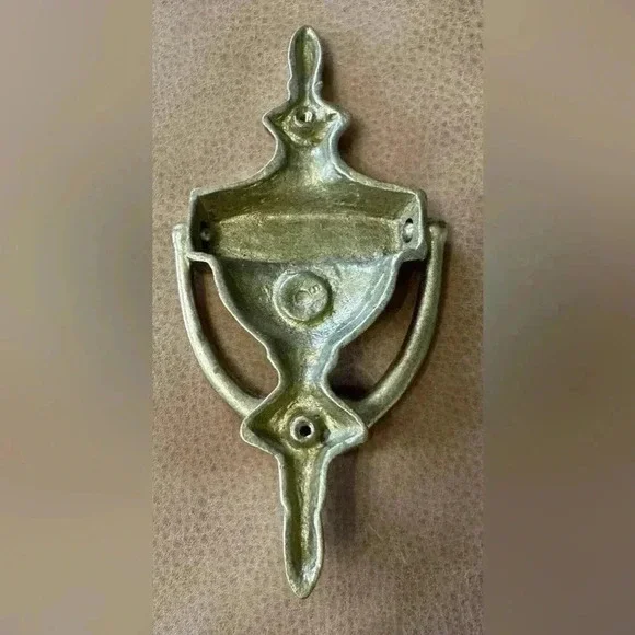 Vintage Solid Brass Door Knocker With McCurdy Name Engraved - Picture 6 of 8